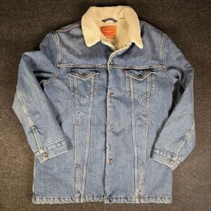 Men's Denim Sherpa Jacket